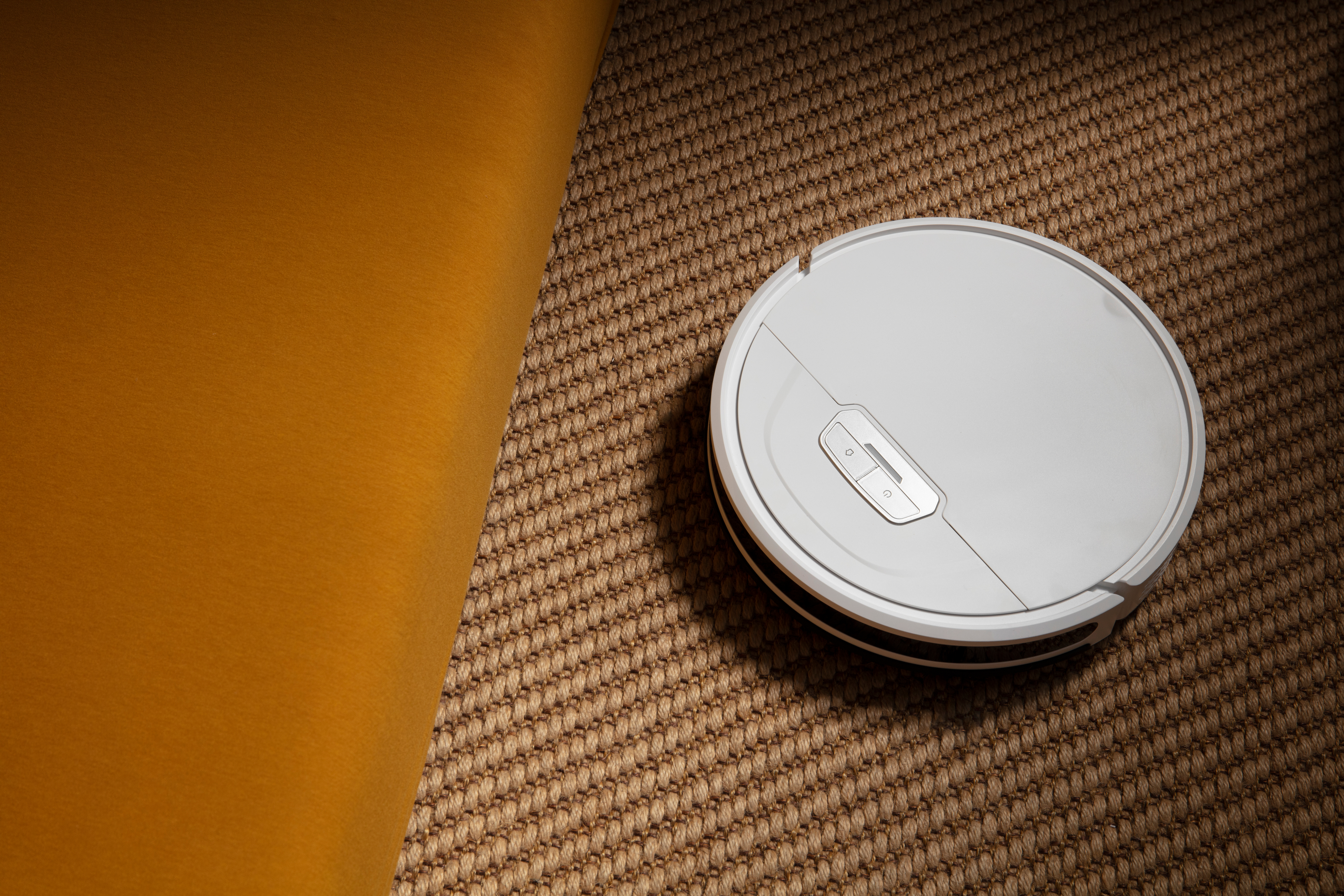 Anders brand wordmark in white placed on top of an image of a modern interior design.