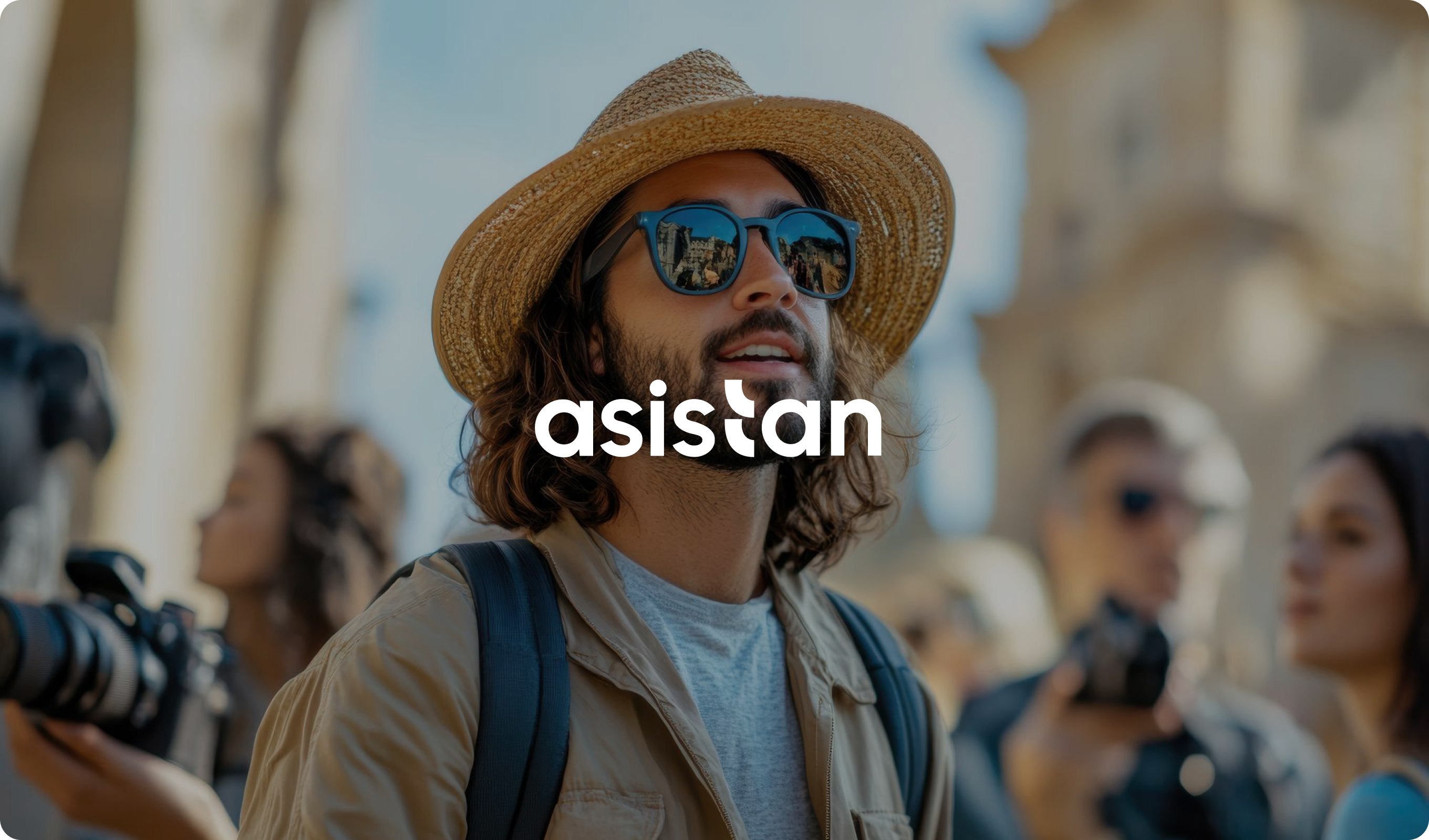 Anders brand wordmark in white placed on top of an image of a modern interior design.