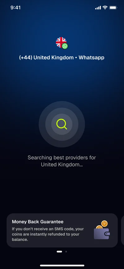 VNum app, searching providers